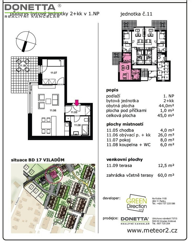 Prodej bytu 2+kk 44 m² – fotografie 5
