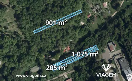 Prodej lesa 545 m², Kněždub, okres Hodonín