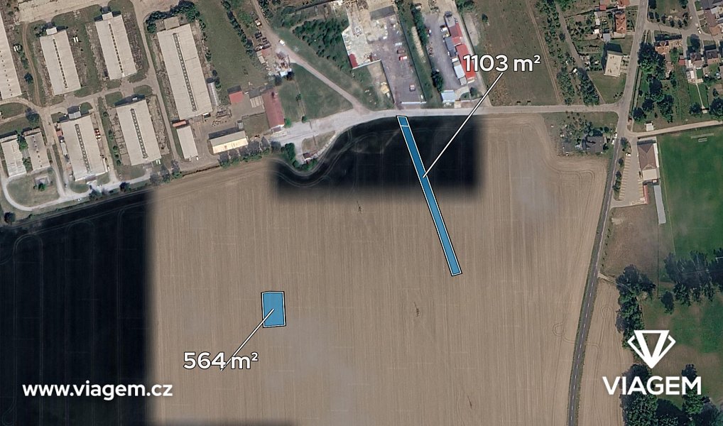Prodej pole 555 m², Hroznová Lhota – náhled fotky 2