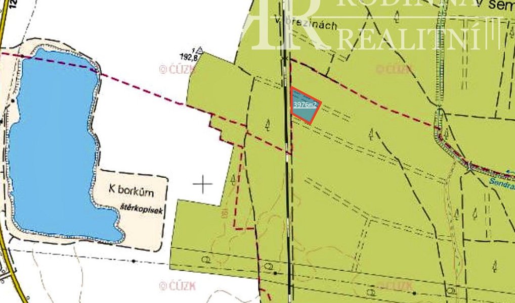 Prodej lesa 3 976 m², Ovčáry – náhled fotky 4