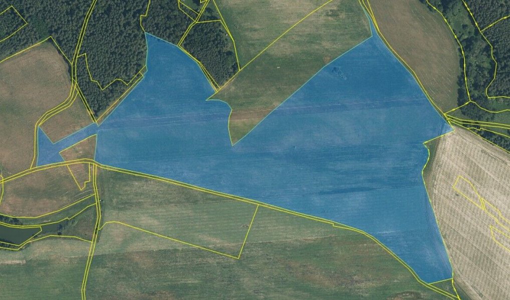 Pronájem pole 563 972 m², Prostiboř – náhled fotky 2