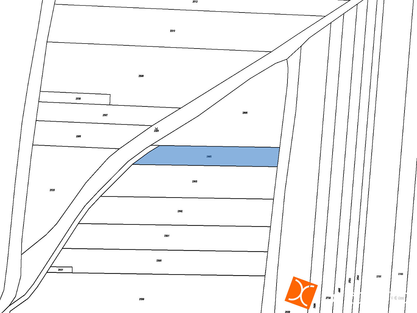 Prodej pole 490 m² – fotografie 2