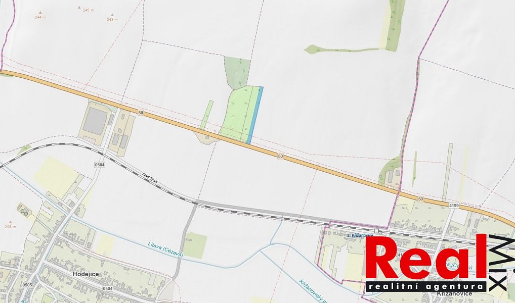 Prodej pole 5 651 m², Hodějice – náhled fotky 3