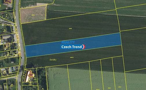 Prodej stavebního pozemku 4 766 m², Benátky, Štěpánov - Moravská Huzová, okres Olomouc