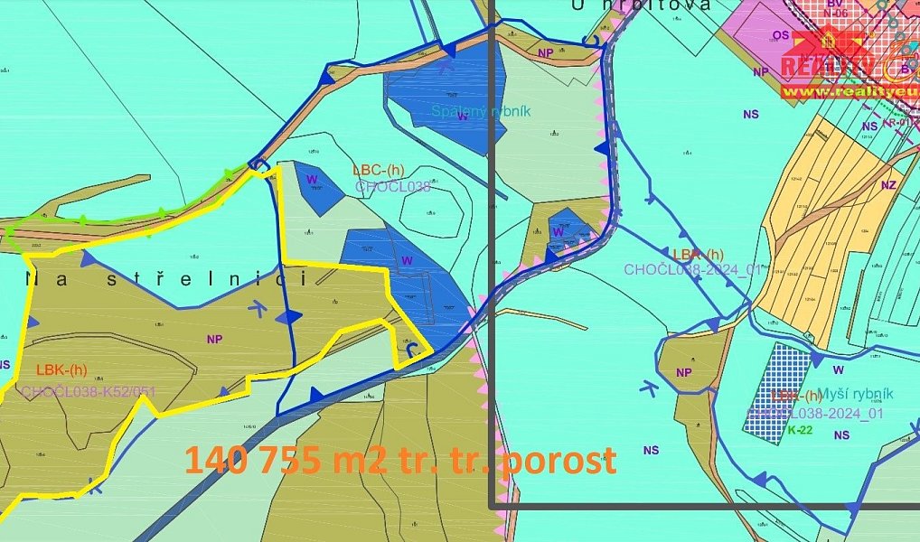 Prodej pole 140 755 m², Lesná – náhled fotky 3