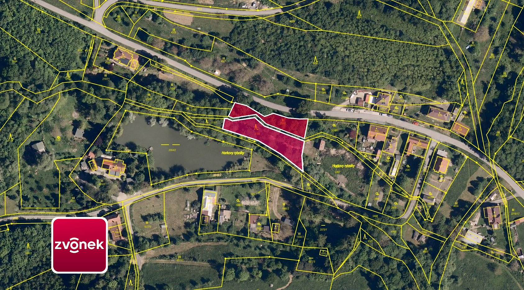 Prodej lesa 1 620 m²