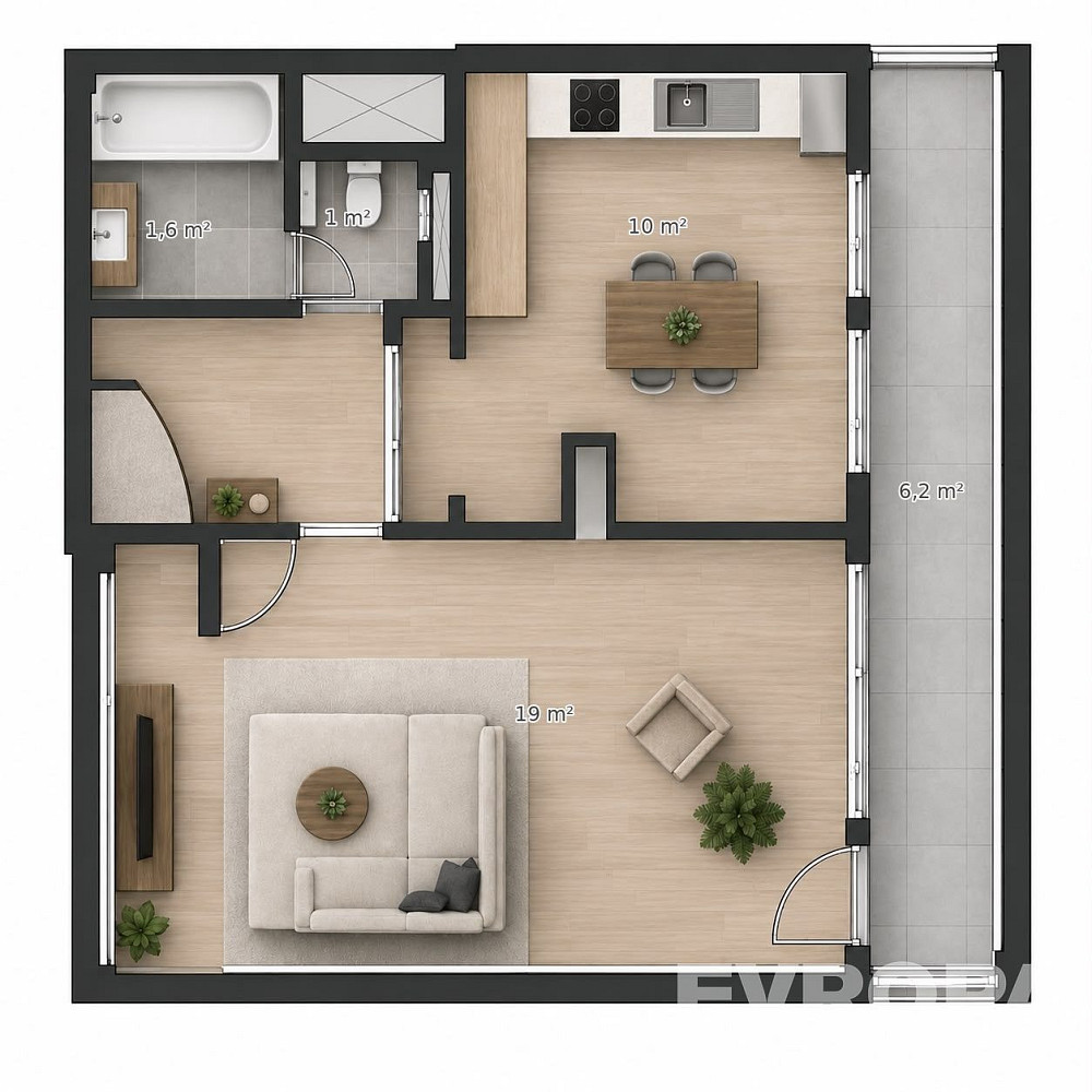 Prodej bytu 1+1 44 m² – fotografie 3