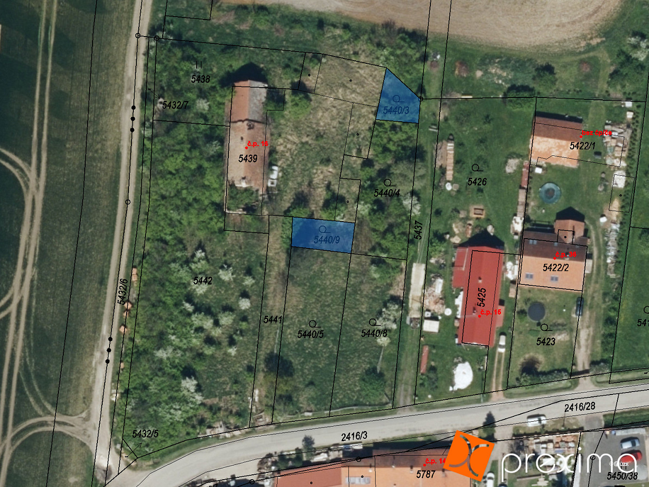 Prodej stavebního pozemku 171 m²