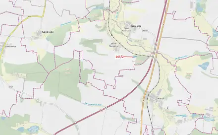 Dražba pozemku 2 436 m², Nerestce
