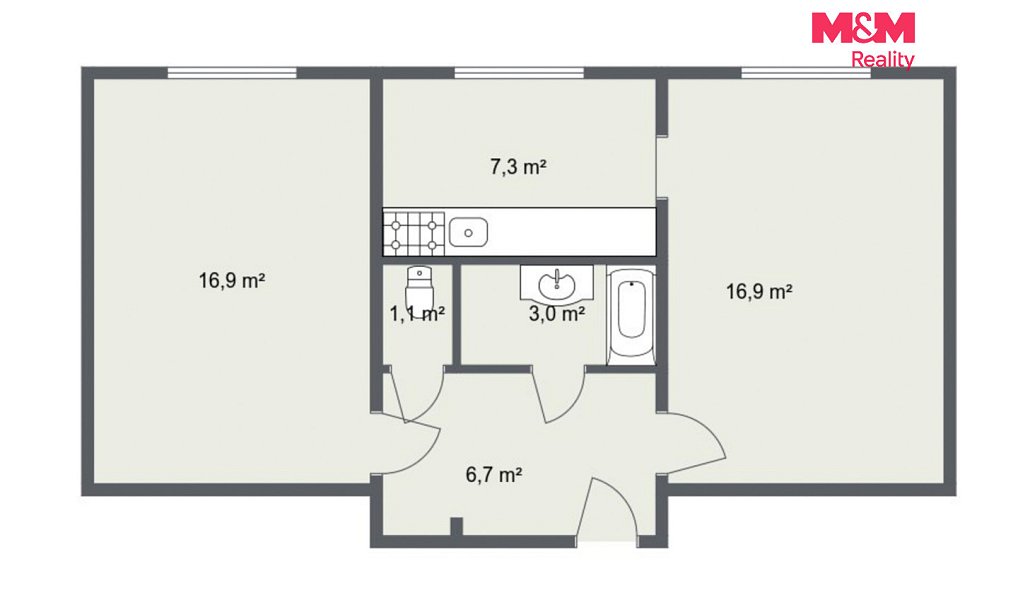 Prodej bytu 2+1 52 m², Citice – náhled fotky 10