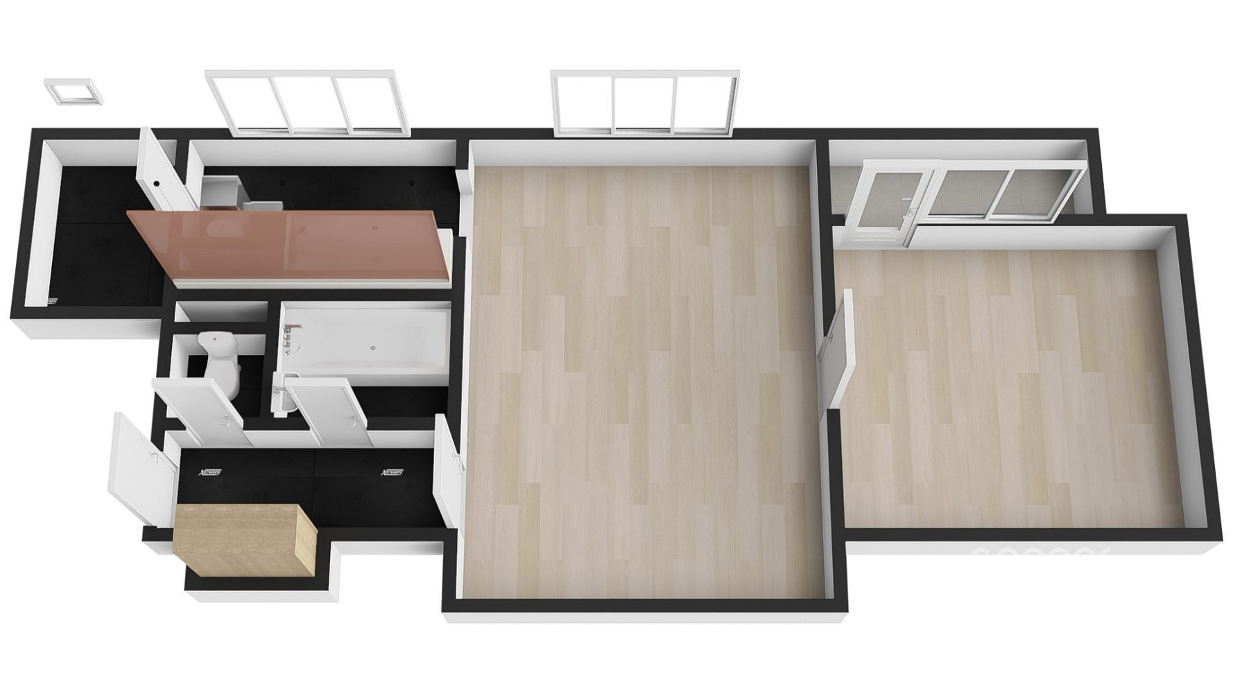 Pronájem bytu 2+1 52 m² – fotografie 4