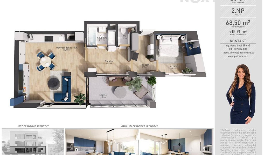 Prodej bytu 2+kk 84 m², Praha – náhled fotky 7