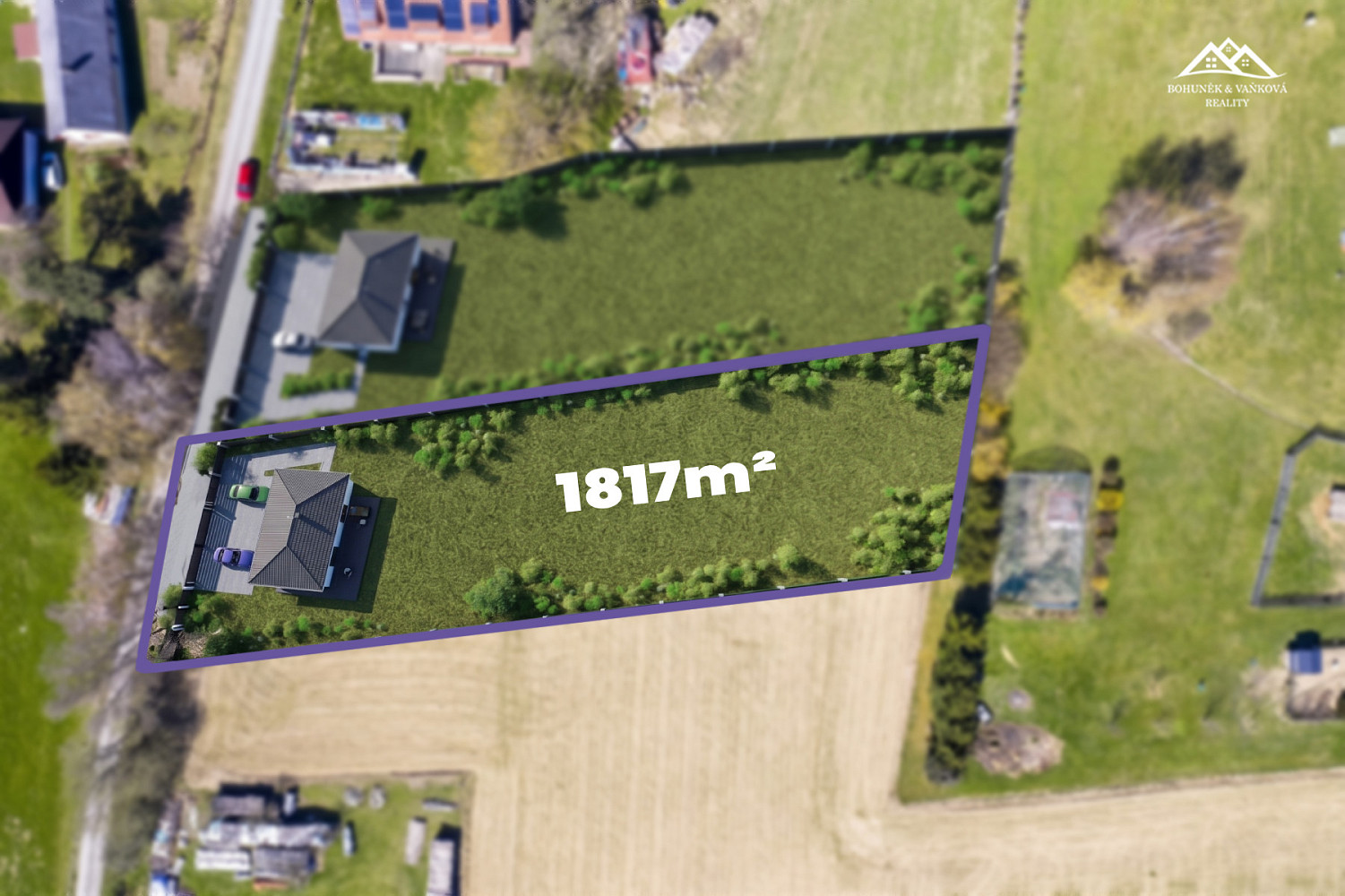 Prodej stavebního pozemku 1 817 m²