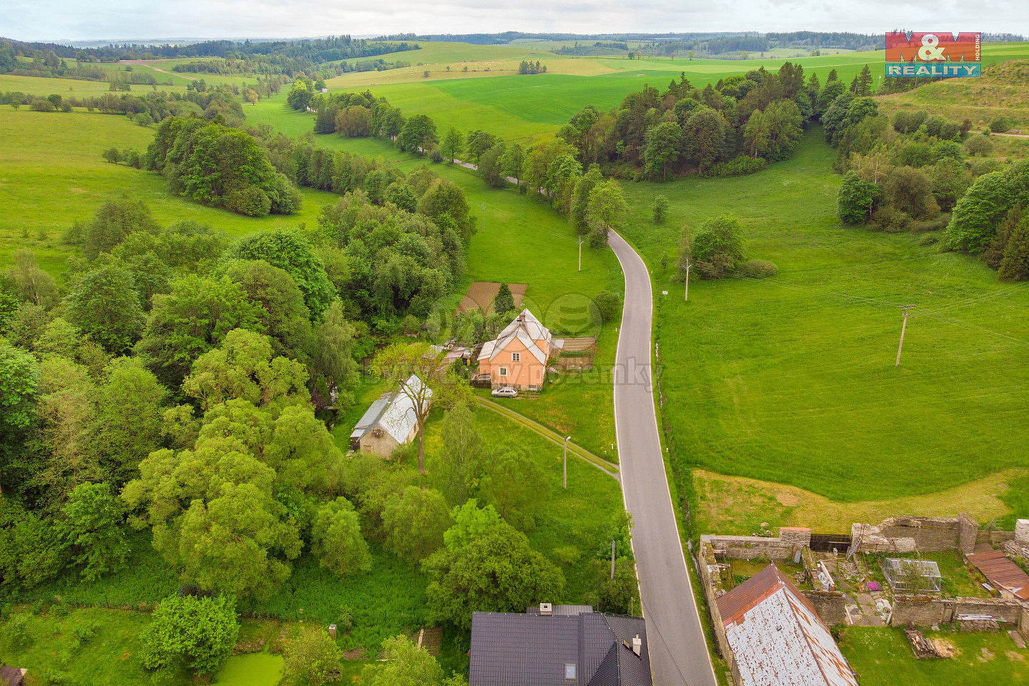 Prodej stavebního pozemku 1 433 m², Norberčany
