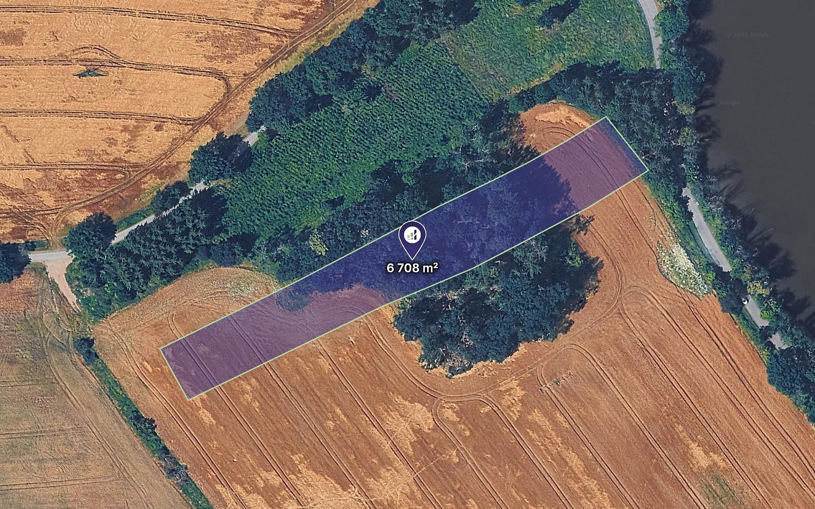 Prodej pole 6 708 m²