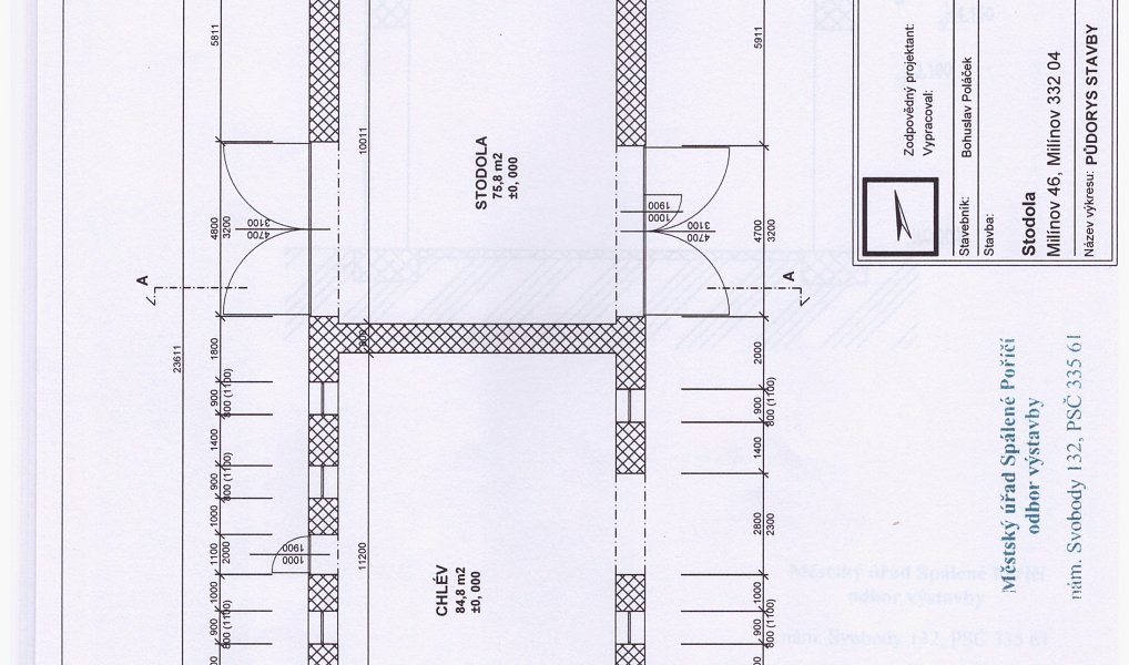Prodej stavebního pozemku 839 m², Milínov – náhled fotky 14