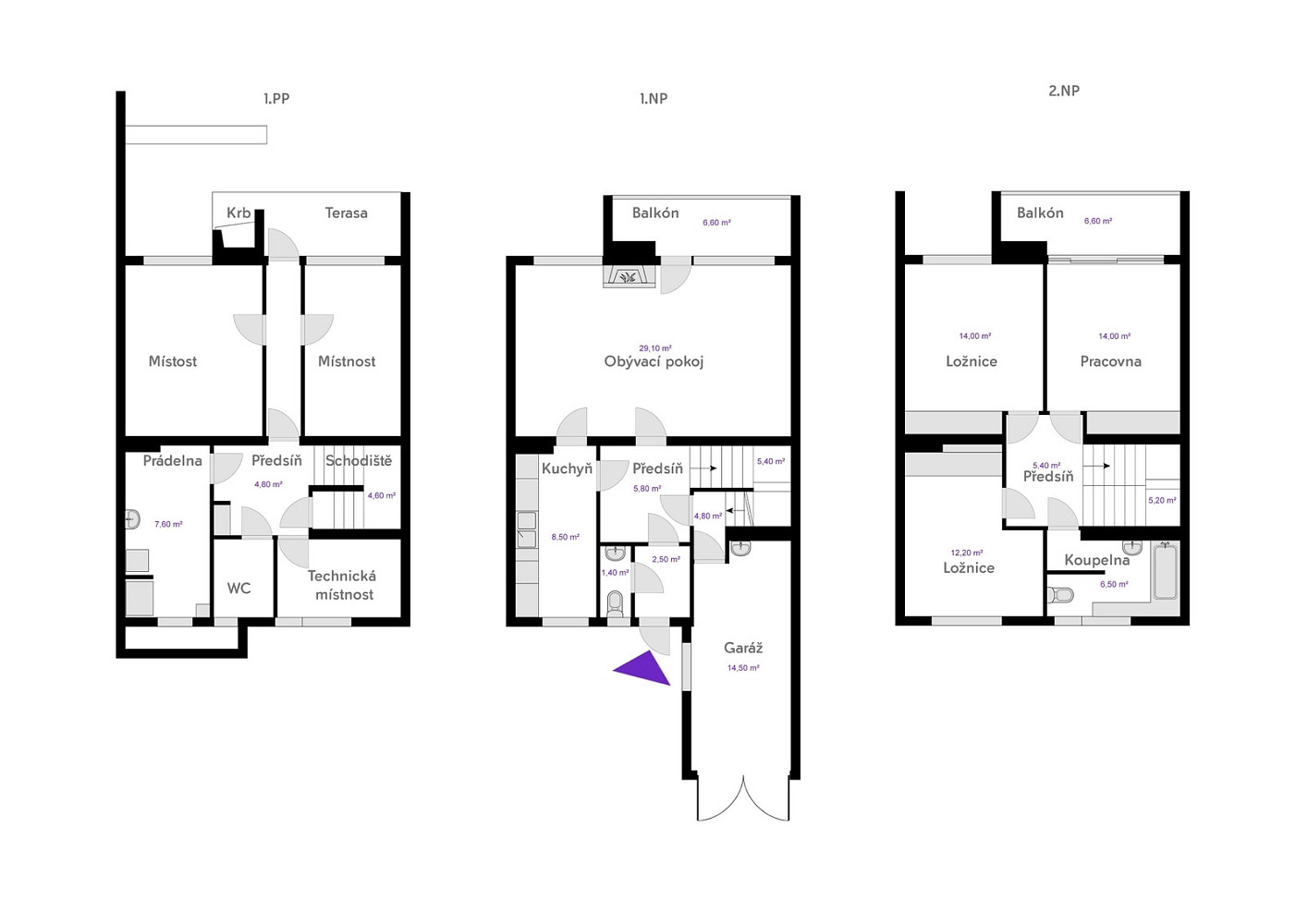 Prodej domu 175 m² s pozemkem 444 m² - Ansicht 6