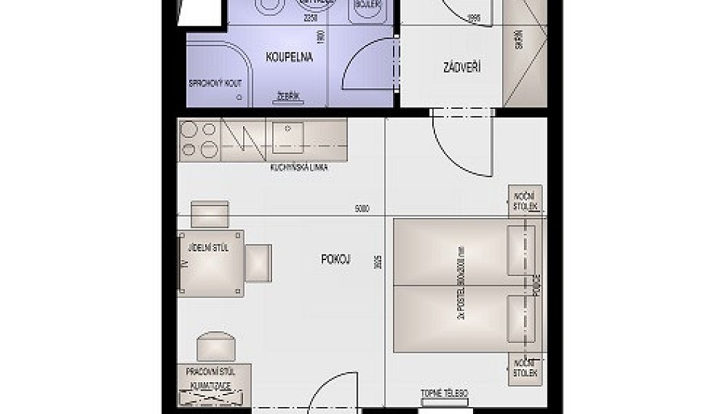 Prodej bytu 1+kk 30 m², Brno – náhled fotky 4