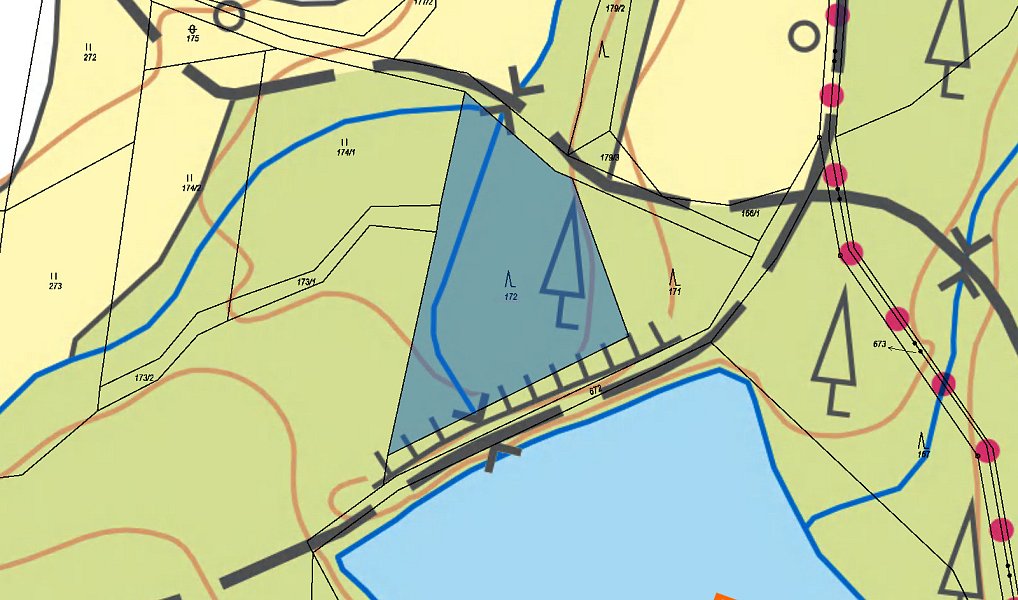 Prodej lesa 705 m², Chlístovice – náhled fotky 3