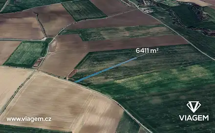 Prodej pole 534 m², Trojovice, okres Chrudim