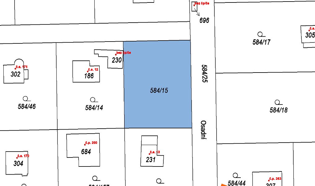 Prodej stavebního pozemku 78 m², Kunice – náhled fotky 2