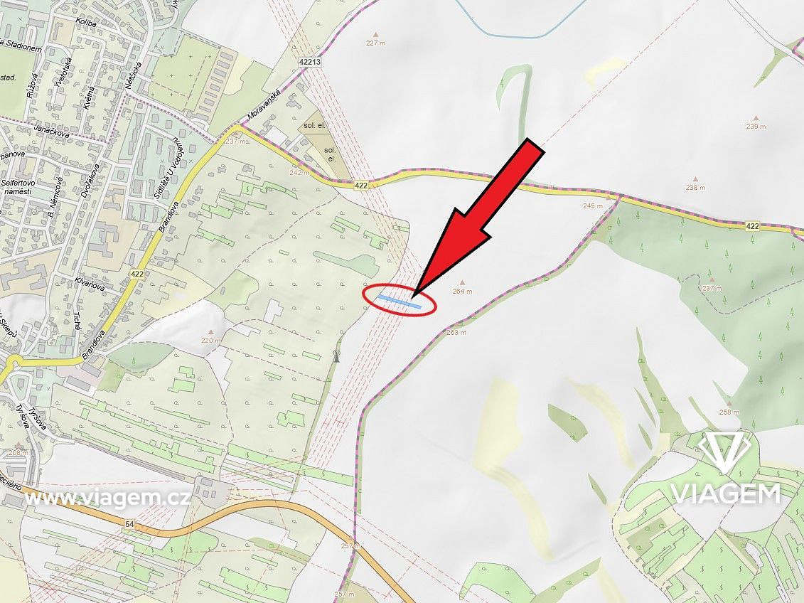 Prodej pole 1 000 m² – fotografie 3