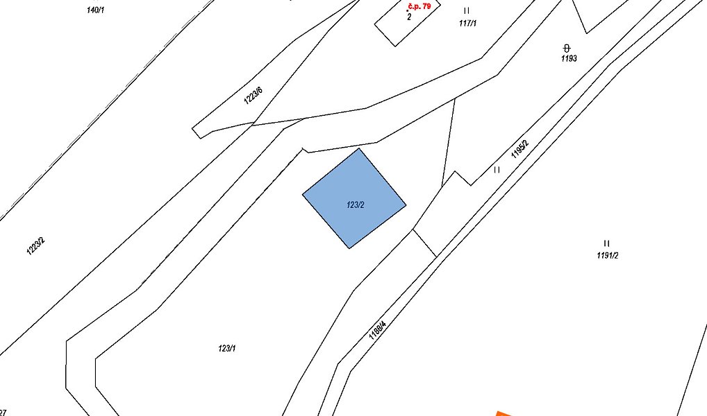 Prodej stavebního pozemku 385 m², Mladé Buky – náhled fotky 2