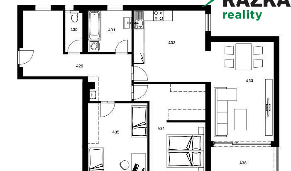 Prodej bytu 3+1 101 m², Klatovy – náhled fotky 3