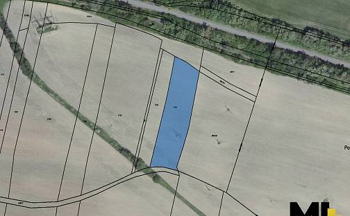 Prodej pole 3 744 m², Rynholec, okres Rakovník