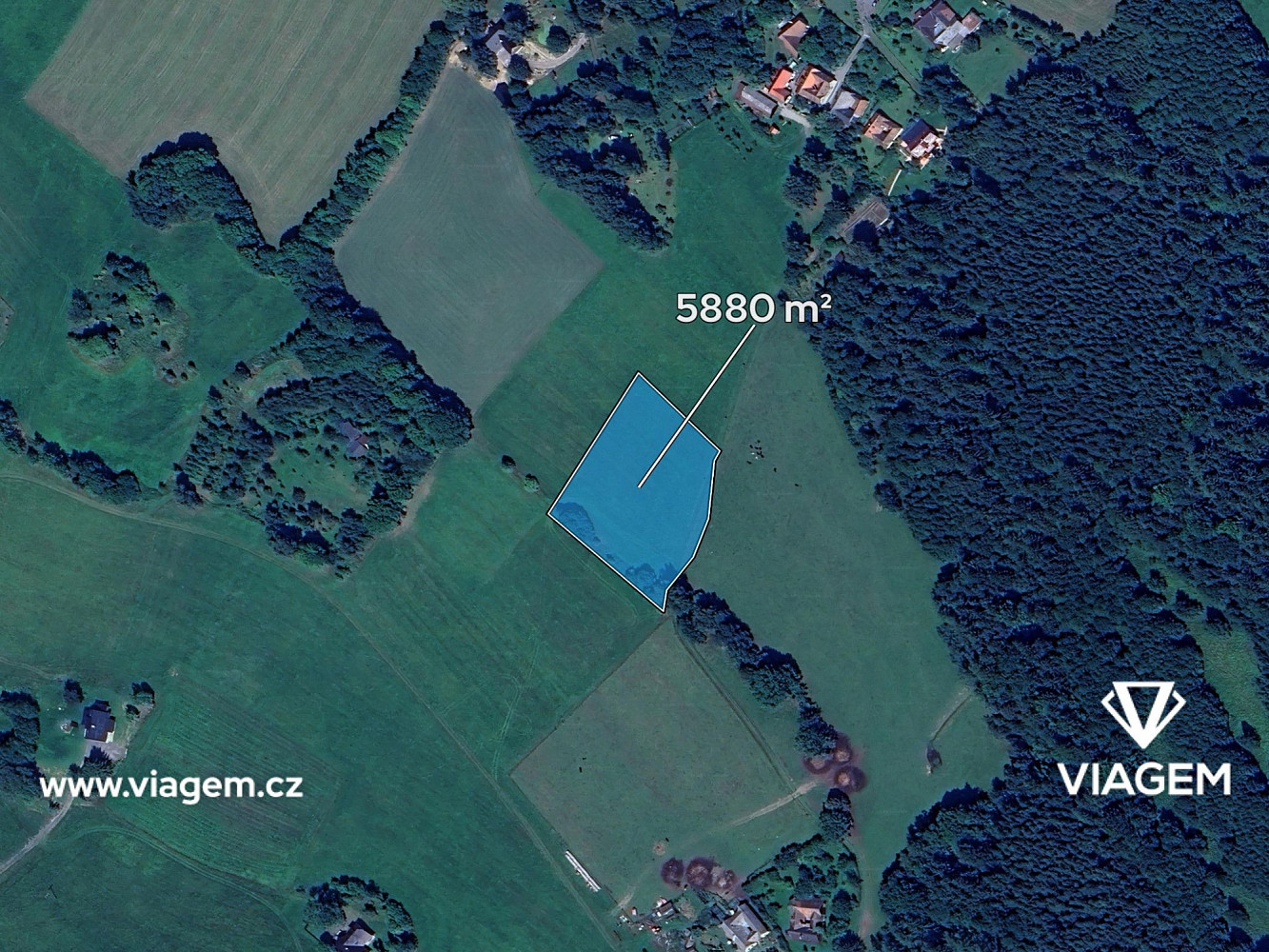 Prodej pole 1 225 m² – fotografie 2