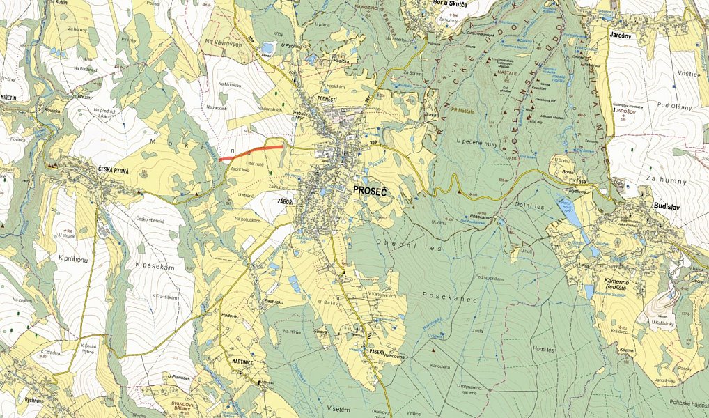 Prodej louky 5 877 m², Proseč – náhled fotky 4