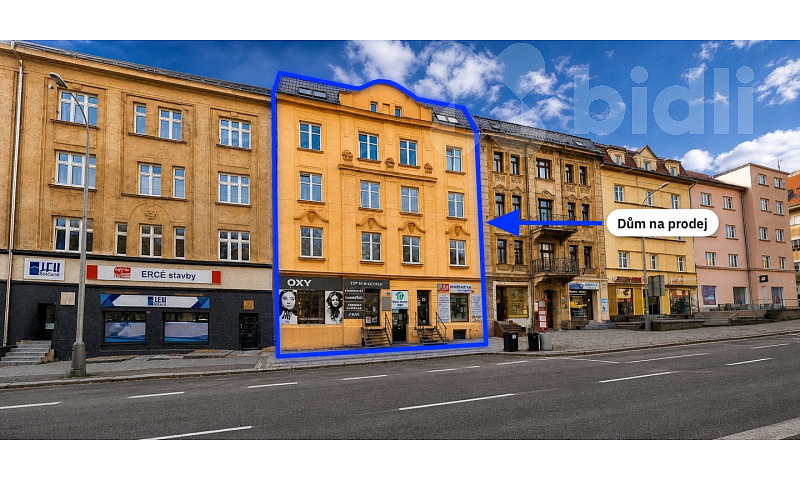 Prodej nájemního domu, činžáku 632 m²