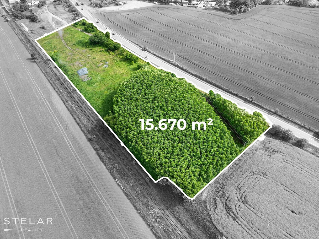 Prodej komerčního pozemku 15 670 m² – fotografie 2