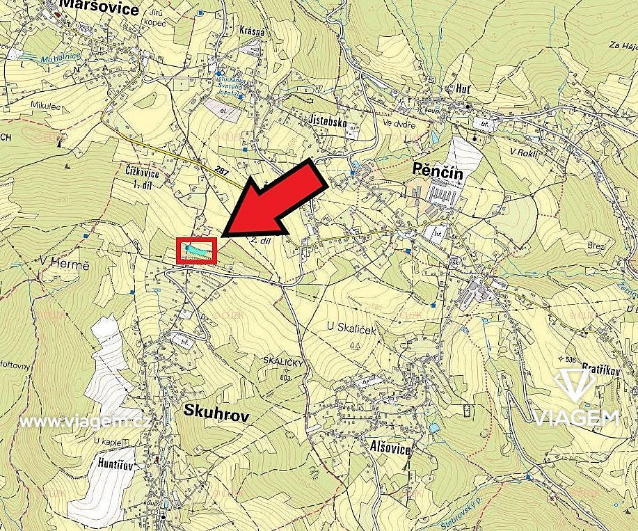 Prodej lesa 1 301 m² – fotografie 3