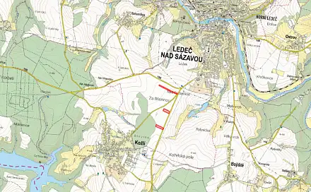 Prodej pole 18 655 m², Ledeč nad Sázavou, okres Havlíčkův Brod