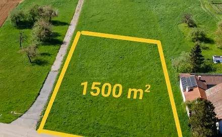 Prodej stavebního pozemku 1 500 m², Krasonice, okres Jihlava