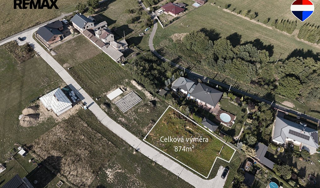 Prodej stavebního pozemku 874 m², Jestřebí – náhled fotky 2