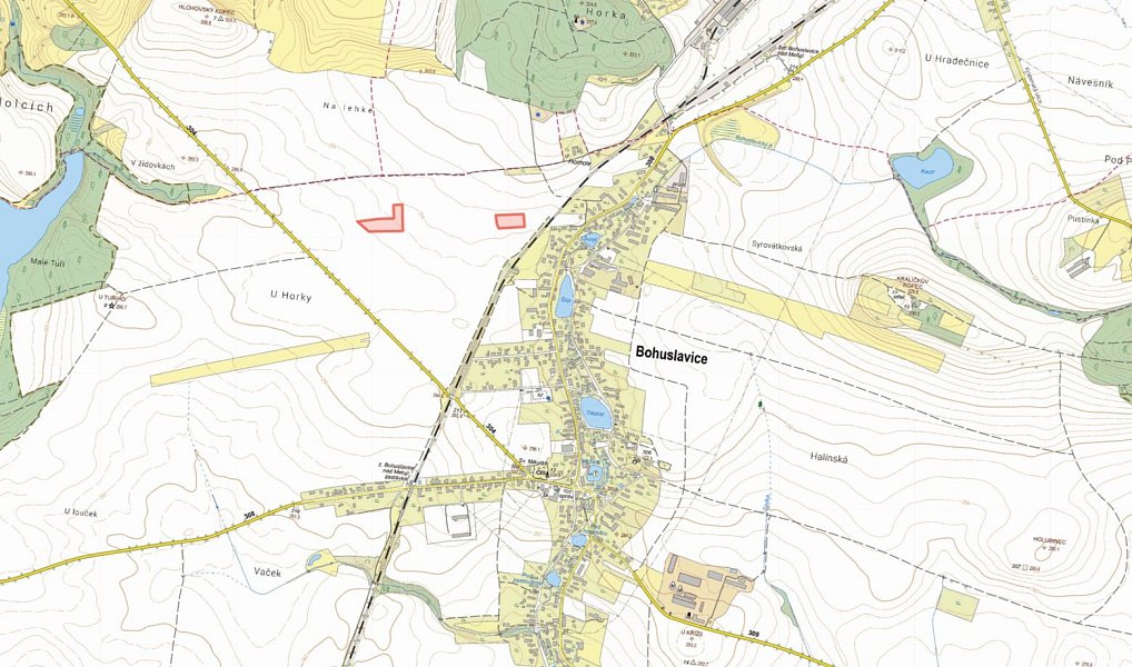 Prodej pole 13 763 m², Bohuslavice – náhled fotky 2