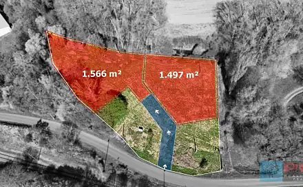 Prodej stavebního pozemku 1 497 m², Kolínská, Kouřim, okres Kolín
