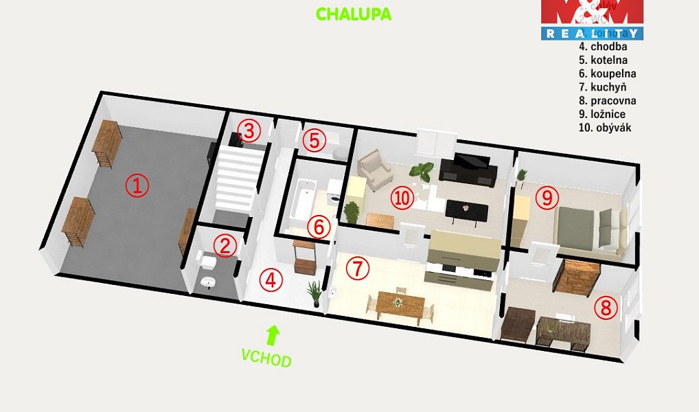Prodej domu 250 m² s pozemkem 978 m², Stáj – náhled fotky 16