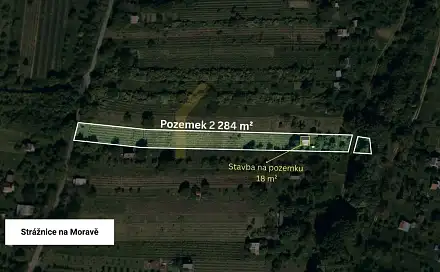 Prodej pozemku 2 284 m², Veselská, Strážnice, okres Hodonín