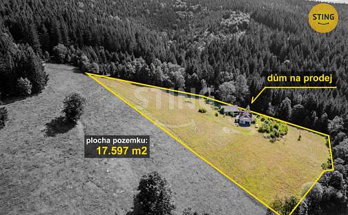 Prodej domu 150 m² s pozemkem 17 597 m², Krásná, okres Frýdek-Místek