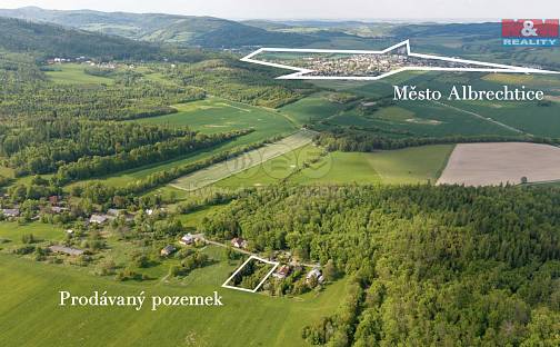 Prodej stavebního pozemku 2 486 m², Město Albrechtice - Burkvíz, okres Bruntál