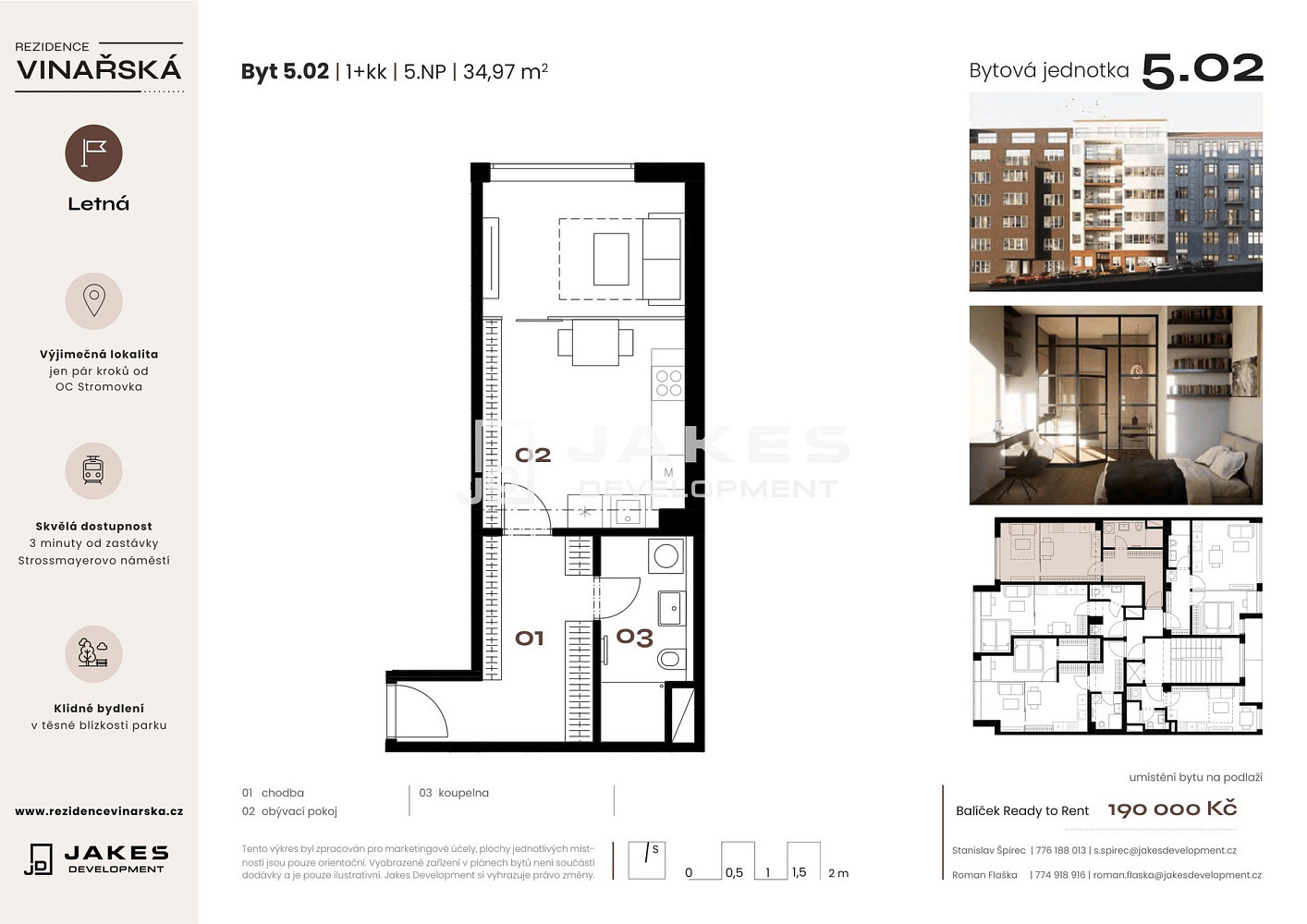 Prodej bytu 1+kk 35 m² – fotografie 2