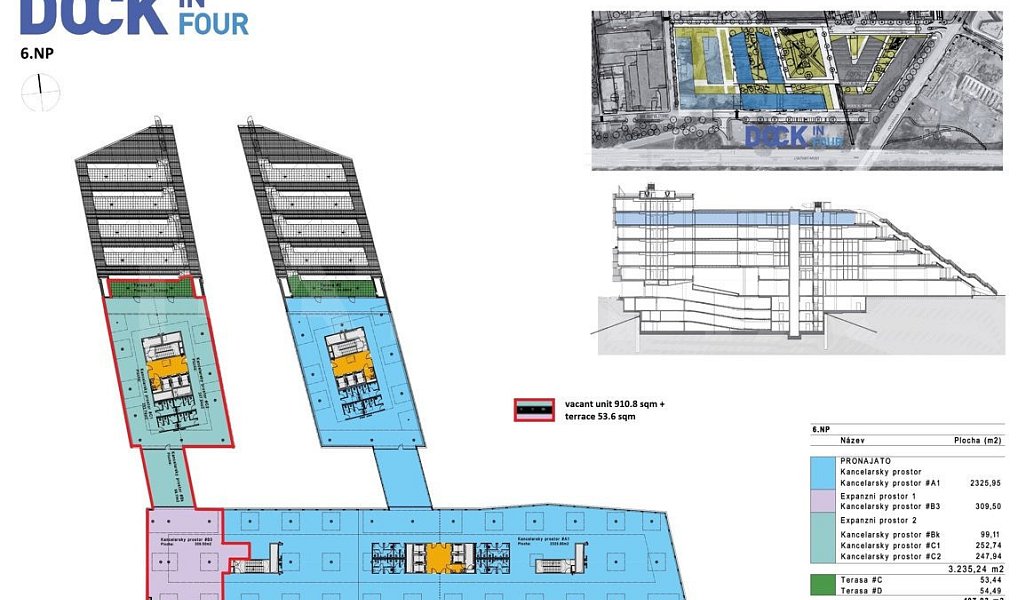 Pronájem kanceláře 909 m², Praha – náhled fotky 4