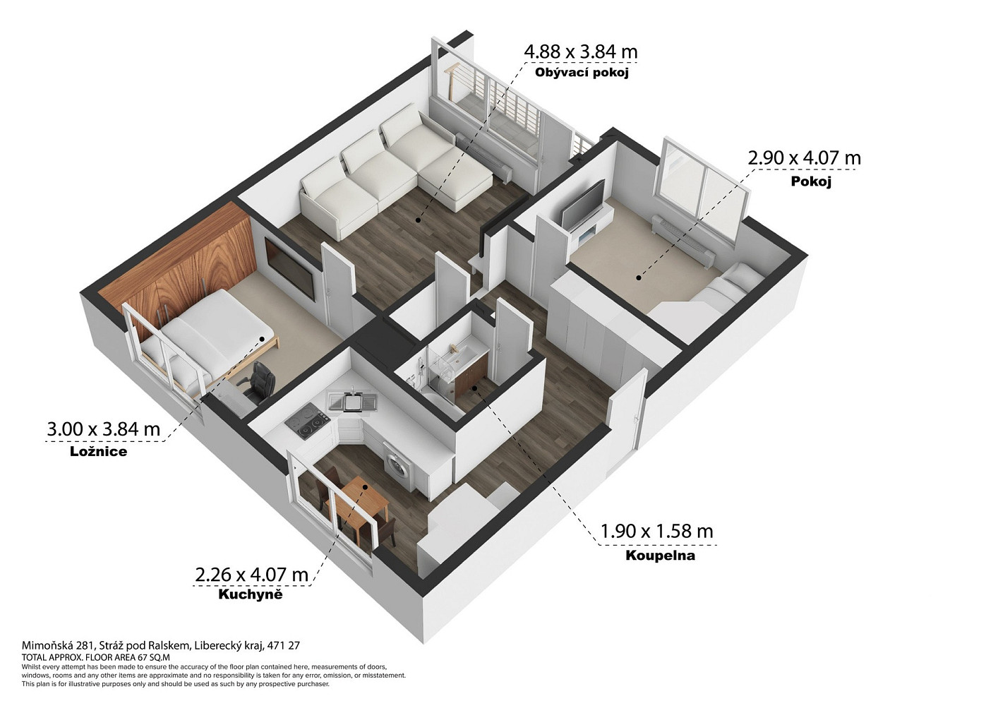 Prodej bytu 3+1 70 m² — photo 5