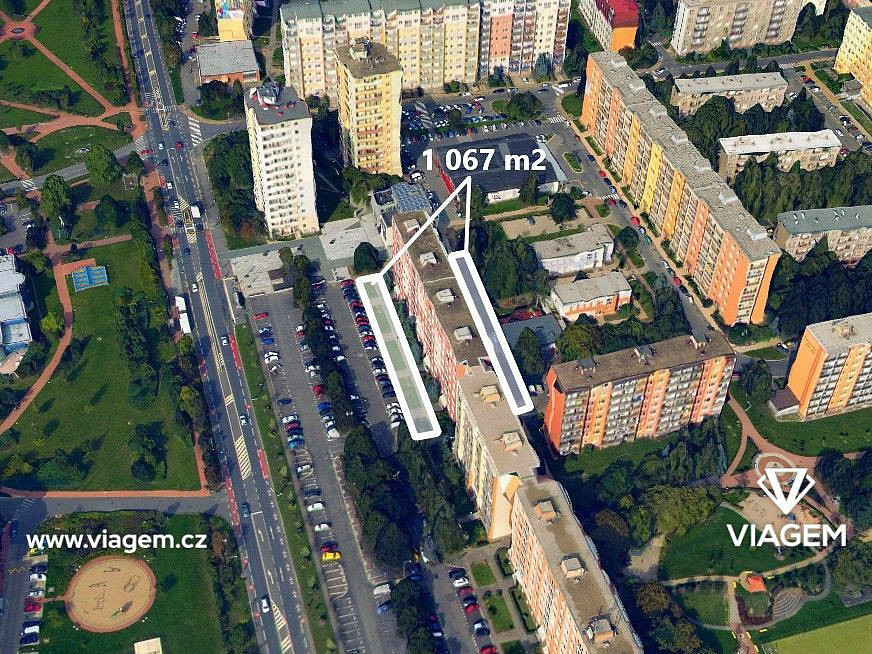 Prodej komerčního pozemku 1 067 m²