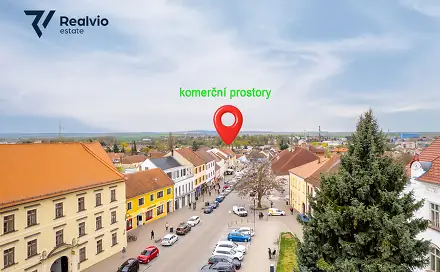 Pronájem obchodních prostor 70 m², Palackého náměstí, Slavkov u Brna, okres Vyškov