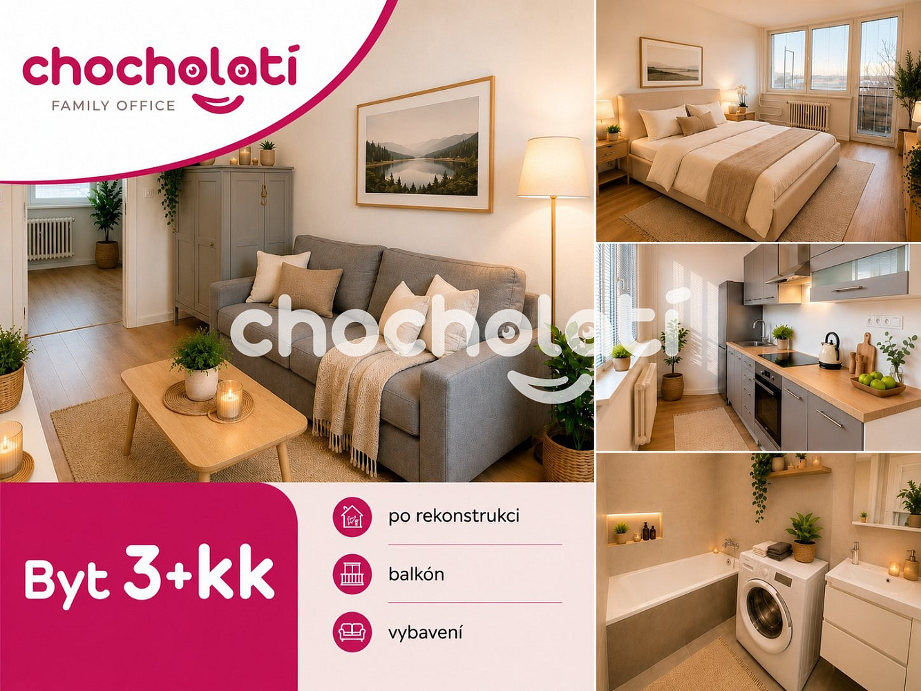 Prodej bytu 3+kk 57 m²