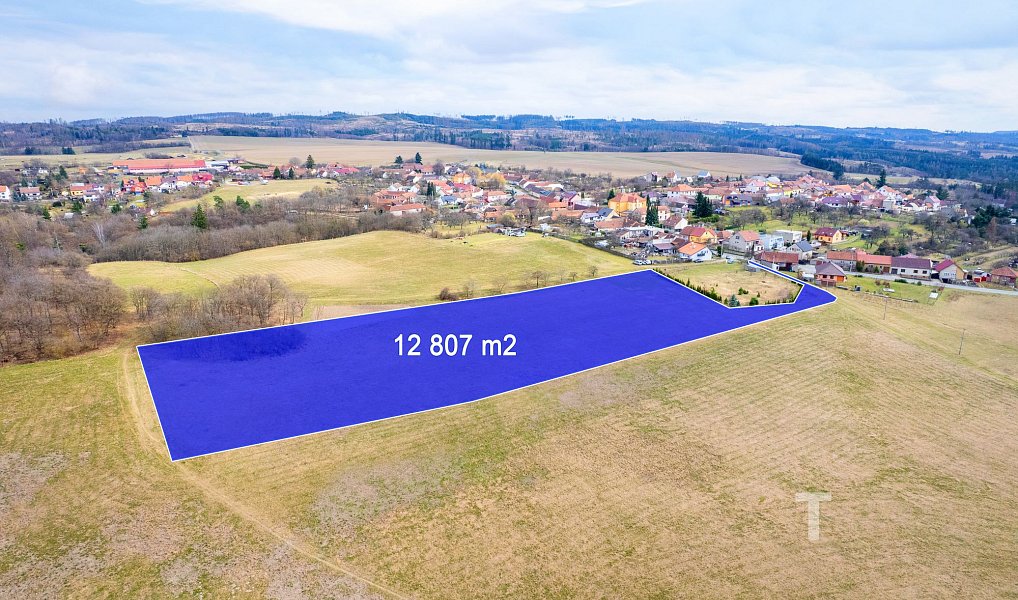 Prodej stavebního pozemku 12 807 m², Újezd u Boskovic – náhled fotky 12